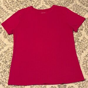 Nine West S/S Pink Shirt, Sz M, good condition